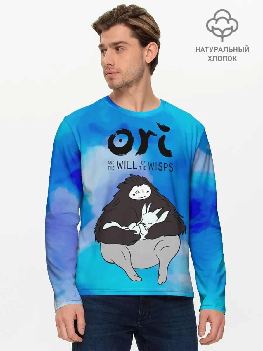 Мужской лонгслив базовый / Ori and the Will of the Wisps