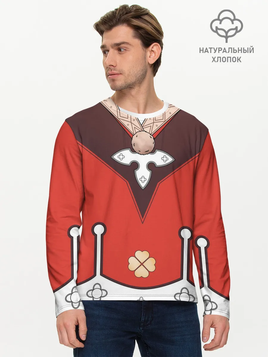 Мужской лонгслив базовый / КОСТЮМ КЛИ | ГЕНШИН ИМПАКТ