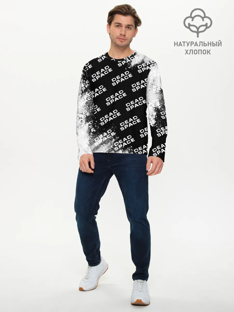 Мужской лонгслив базовый / Dead Space - Exposion