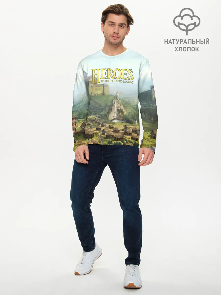 Мужской лонгслив базовый / Оплот | Heroes of Might and Magic 3
