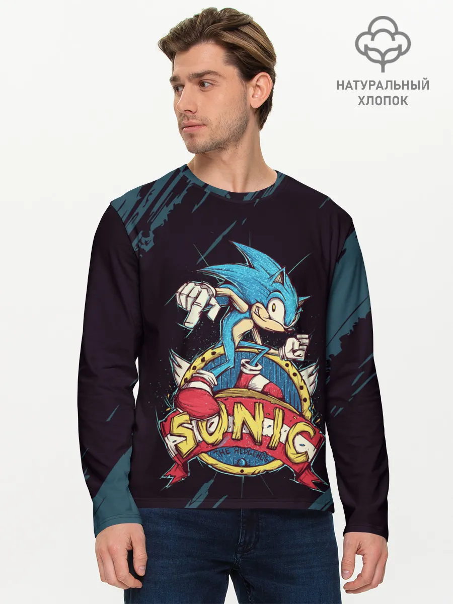 Мужской лонгслив базовый / SONIC | СОНИК