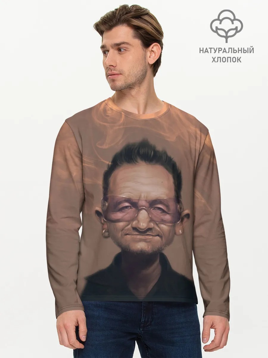 Мужской лонгслив базовый / БОНО | U2 | Ю ТУ