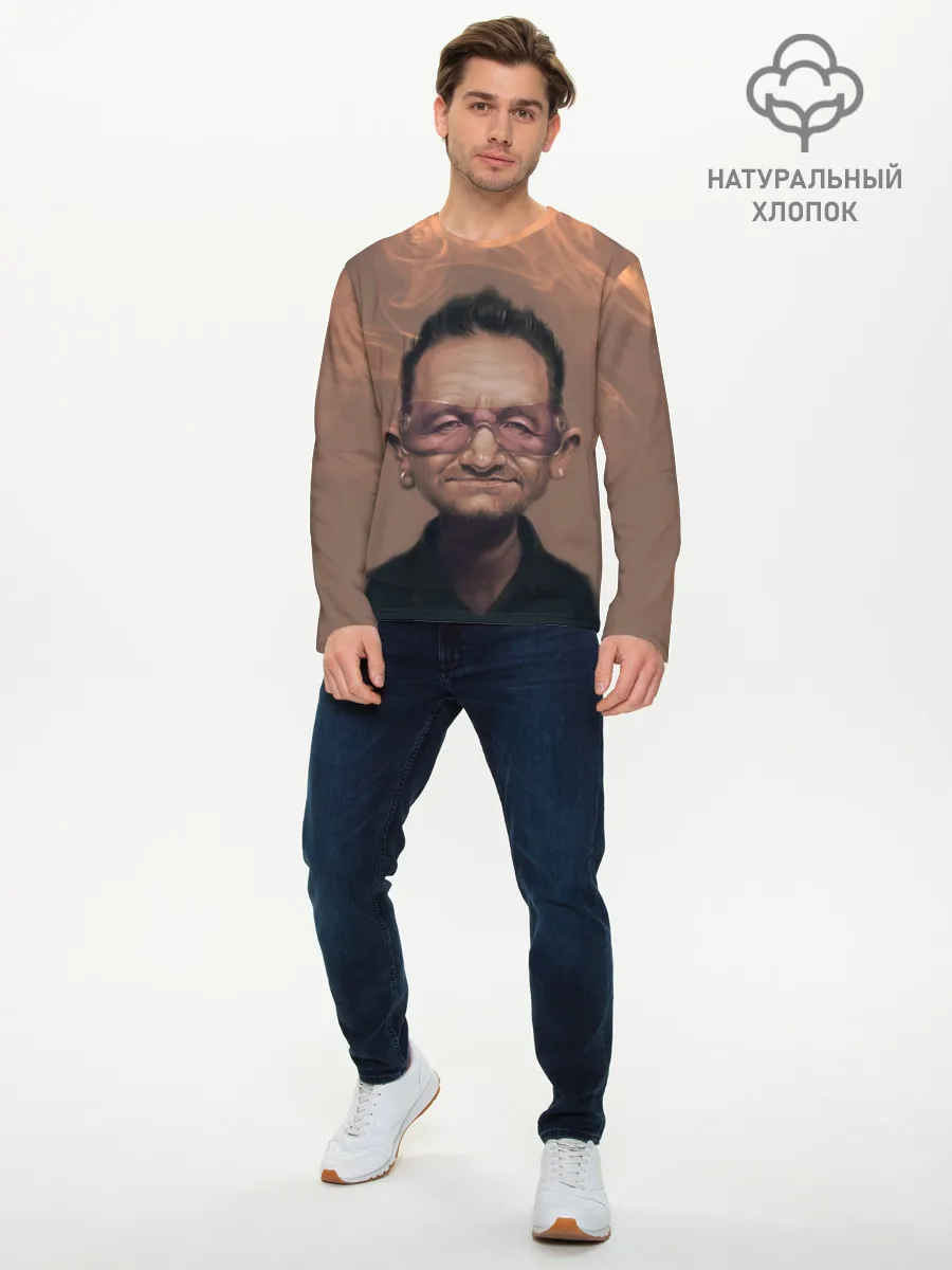 Мужской лонгслив базовый / БОНО | U2 | Ю ТУ