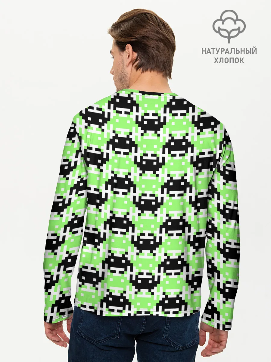 Мужской лонгслив базовый / Space Invaders | Old game