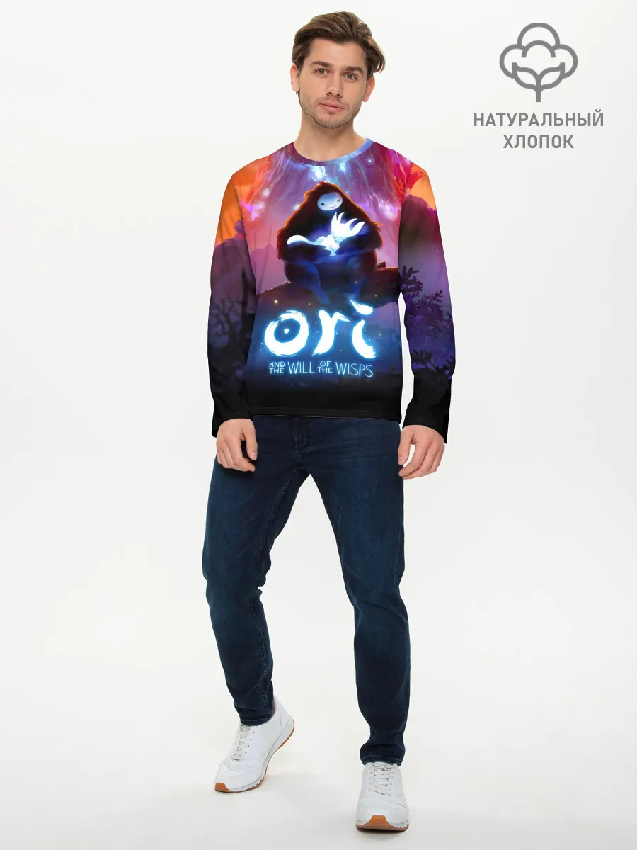 Мужской лонгслив базовый / Ori and the Will of the Wisps
