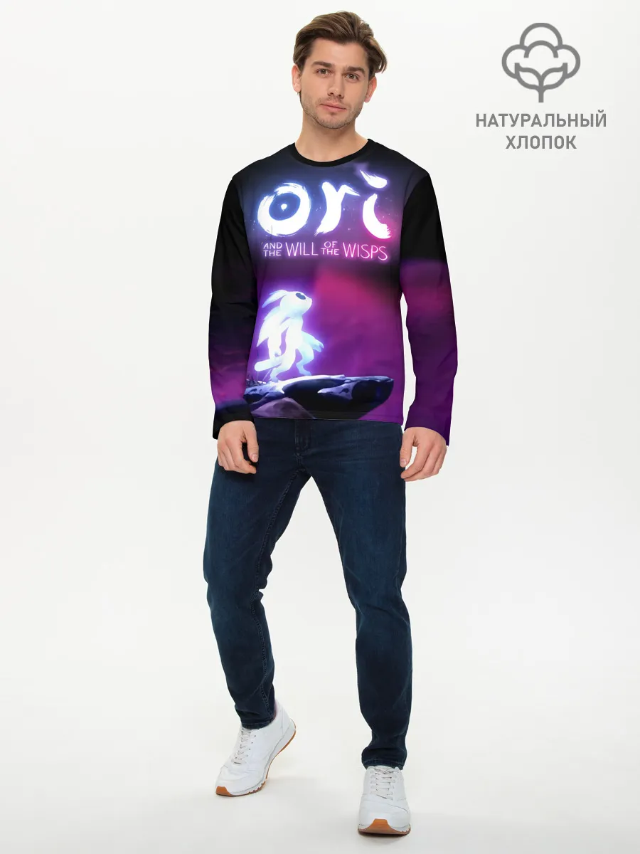 Мужской лонгслив базовый / Ori and the Will of the Wisps