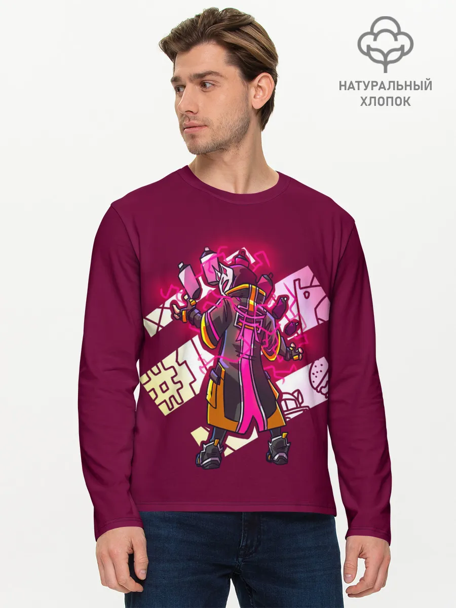 Мужской лонгслив базовый / Fortnite