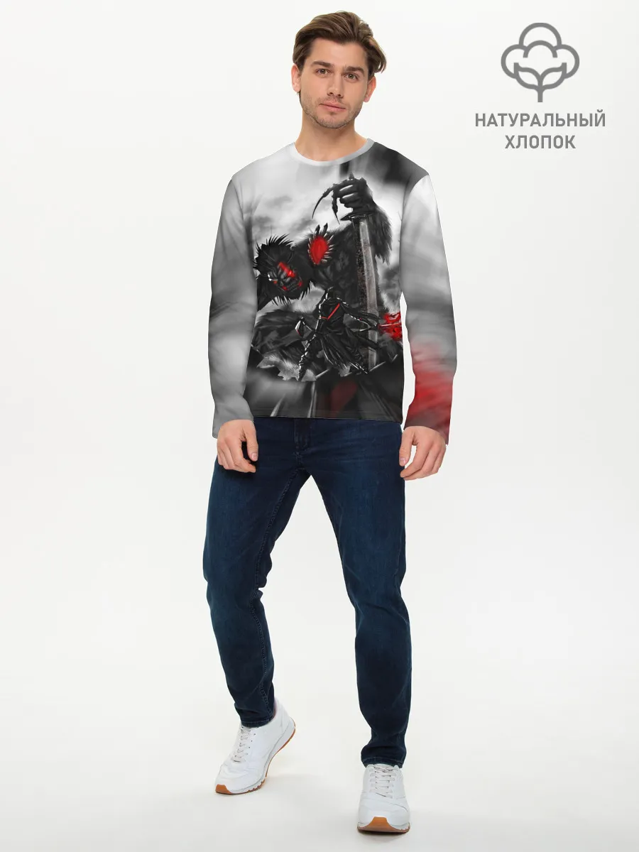 Мужской лонгслив базовый / Sekiro shadows die twice