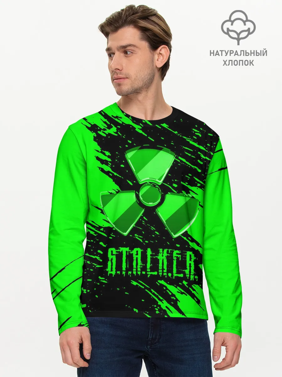 Мужской лонгслив базовый / S.T.A.L.K.E.R. NEON | СТАЛКЕР