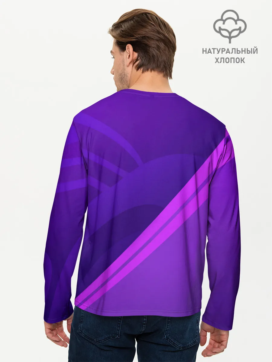 Мужской лонгслив базовый / Fortnite Blue Jade