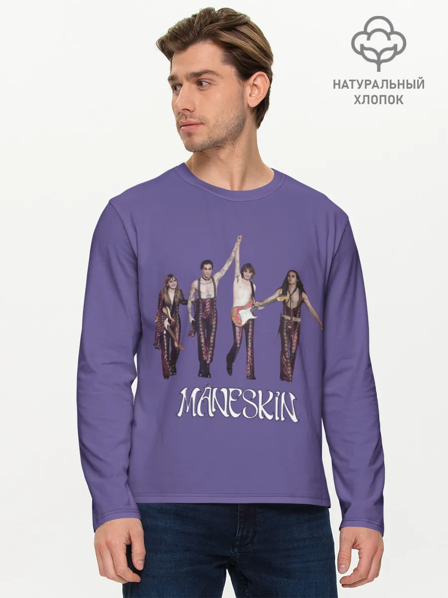 Мужской лонгслив базовый / Maneskin. Zitti e buoni