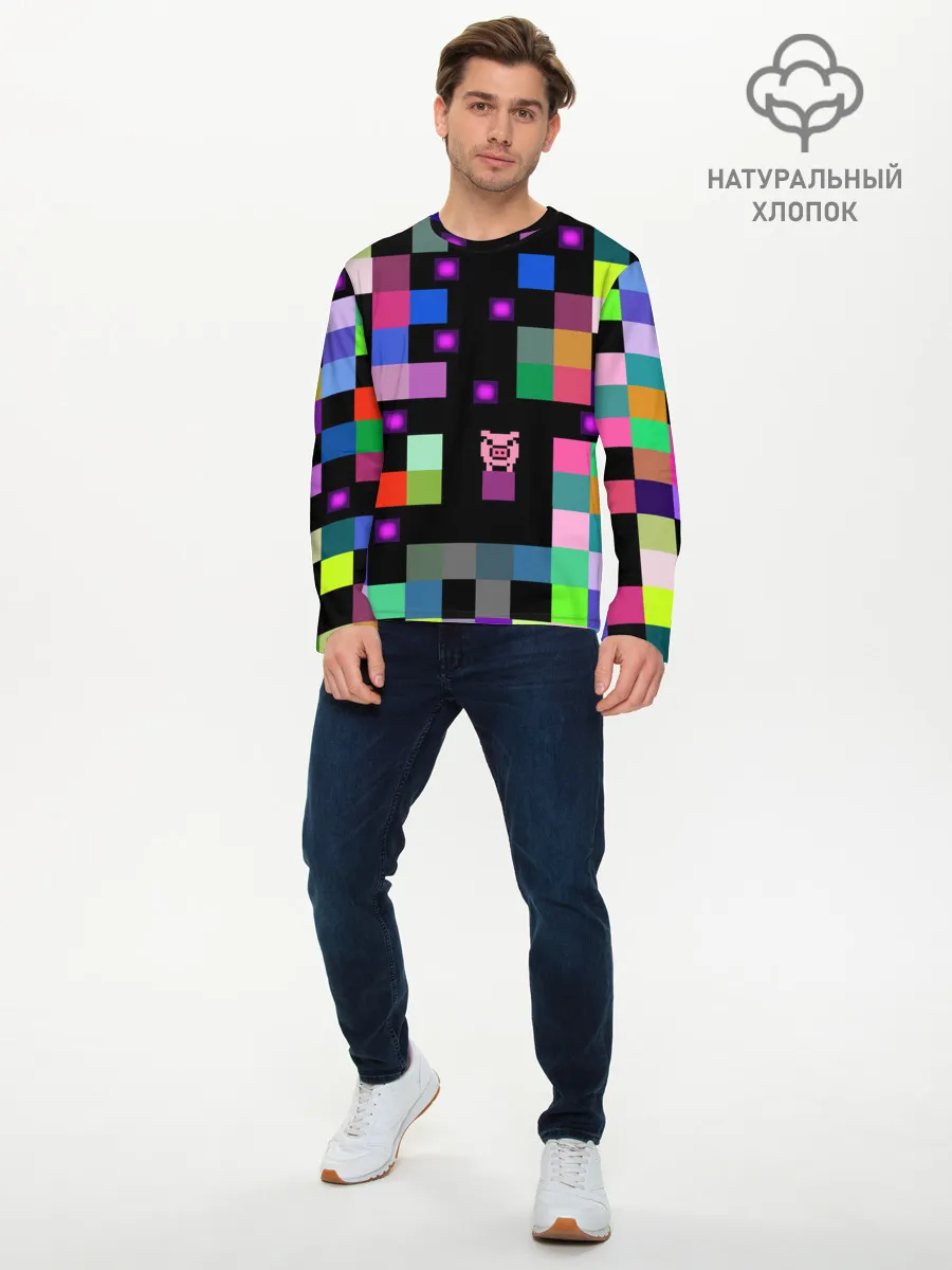 Мужской лонгслив базовый / Arcade Pig