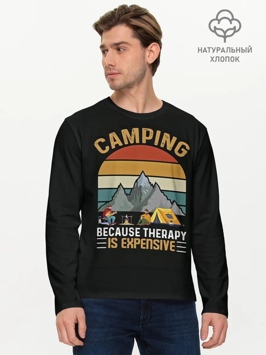 Мужской лонгслив базовый / Camping