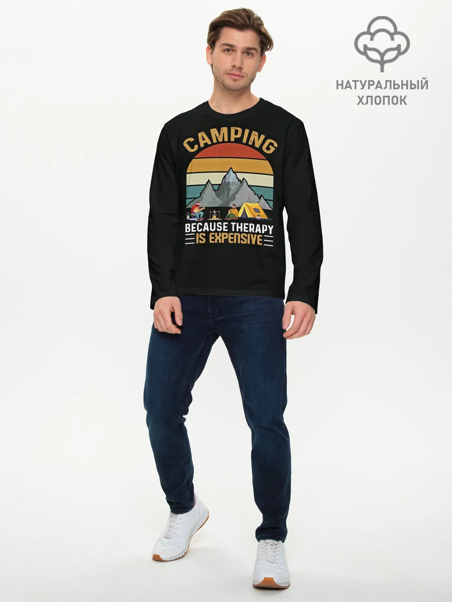 Мужской лонгслив базовый / Camping