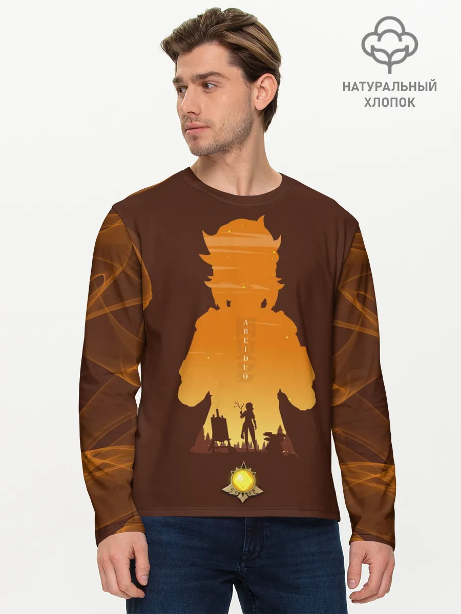 Мужской лонгслив базовый / АЛЬБЕДО | ALBEDO | GENSHIN
