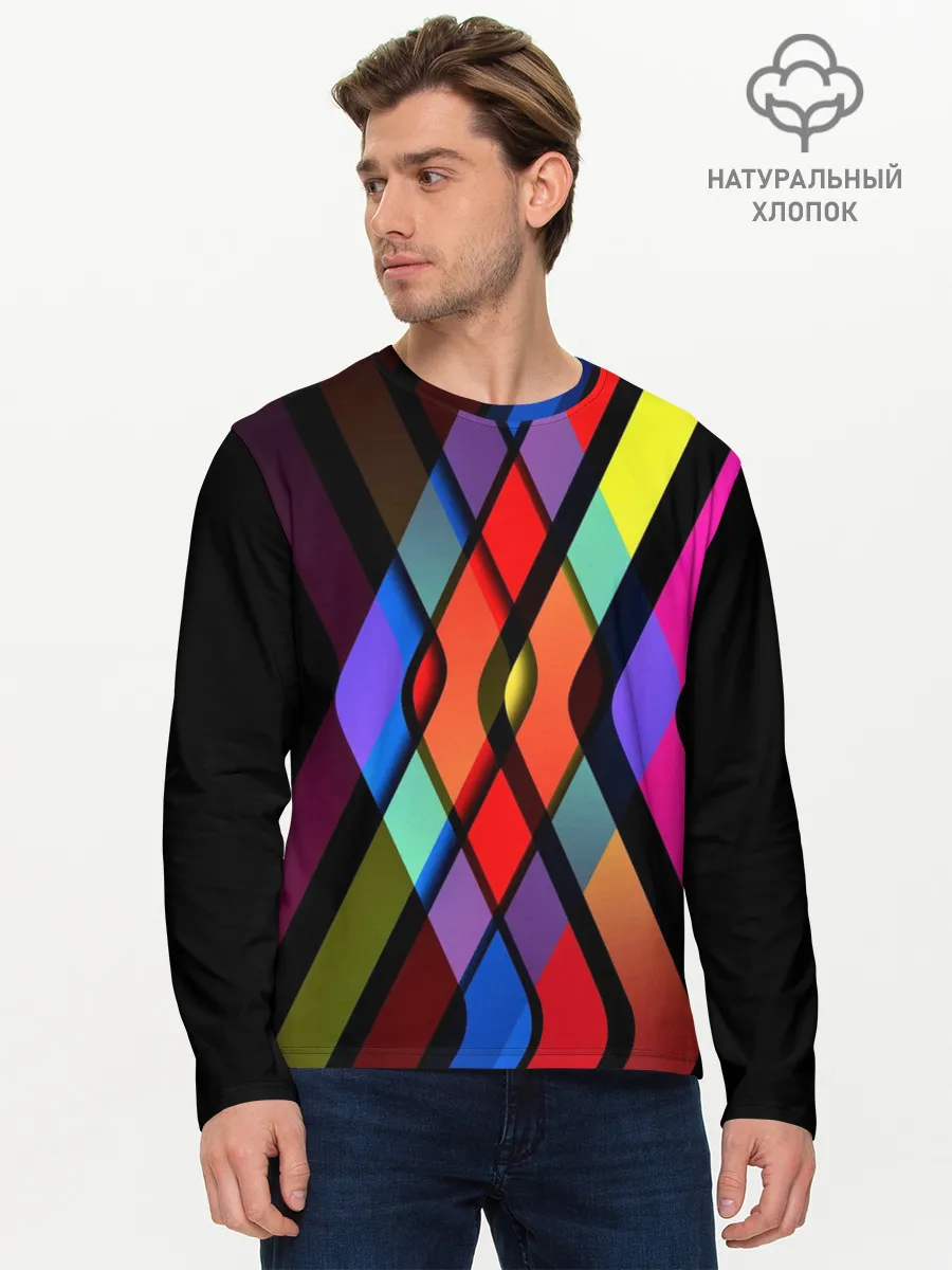 Мужской лонгслив базовый / Пересечение