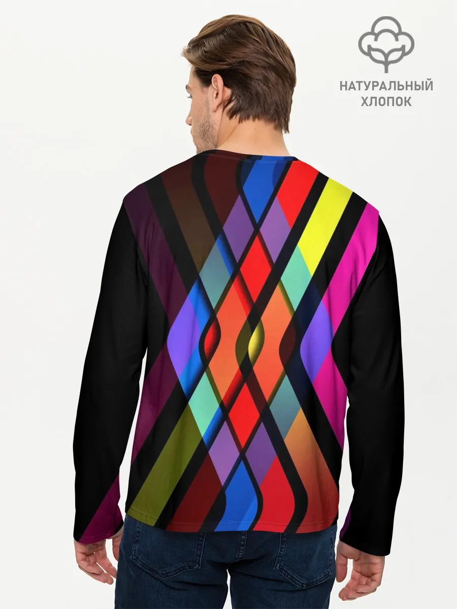 Мужской лонгслив базовый / Пересечение