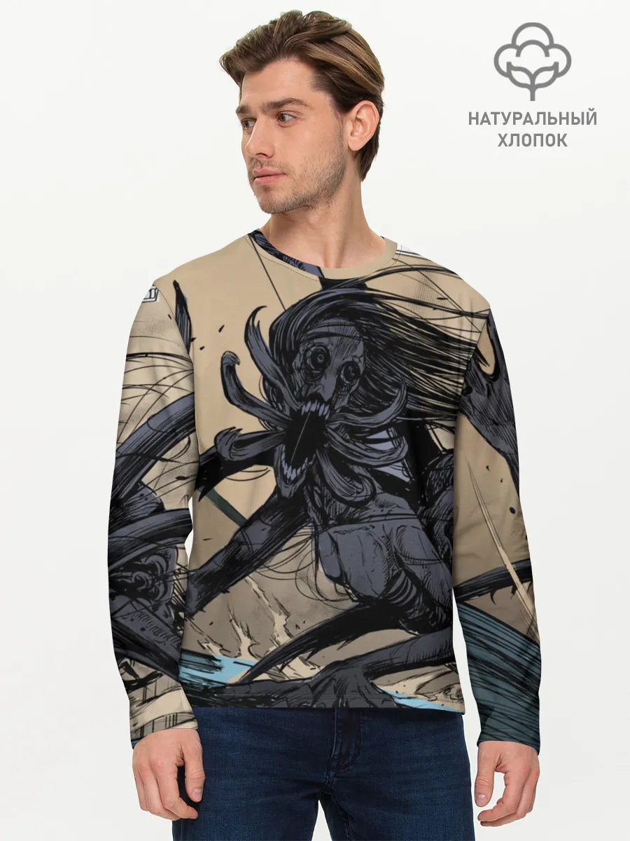 Мужской лонгслив базовый / Мерико Чан