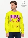 Мужской лонгслив базовый / ПИКАЧУ | PIKACHU