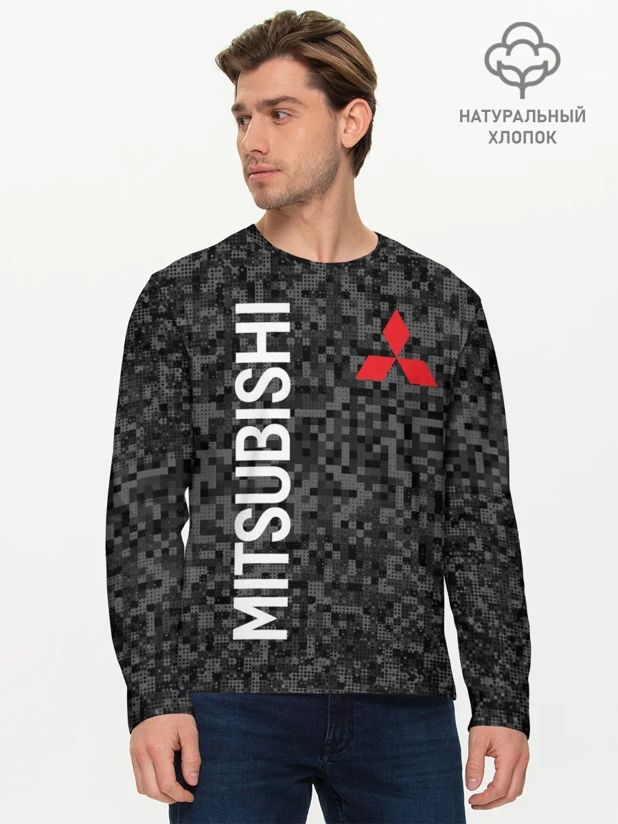 Мужской лонгслив базовый / MITSUBISHI Камуфляж