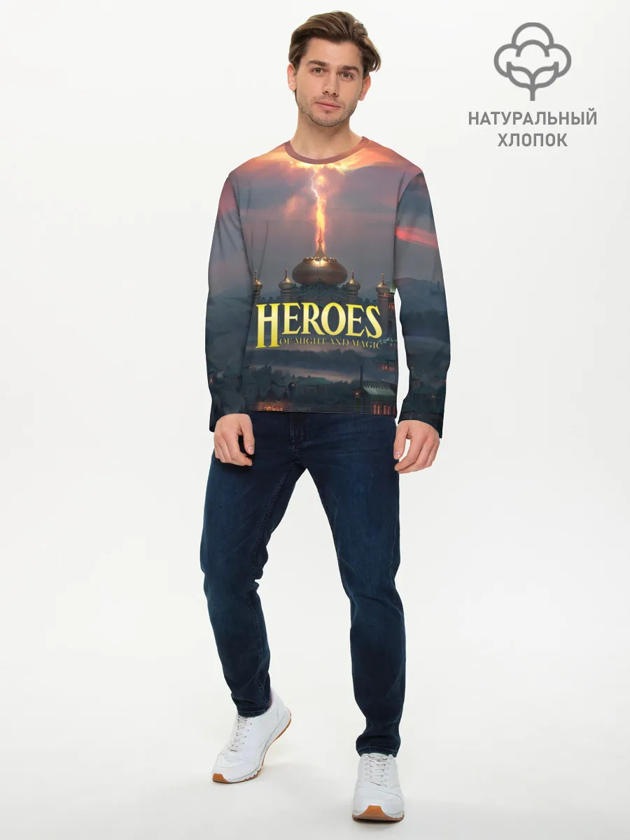 Мужской лонгслив базовый / Heroes of Might and Magic | HoM