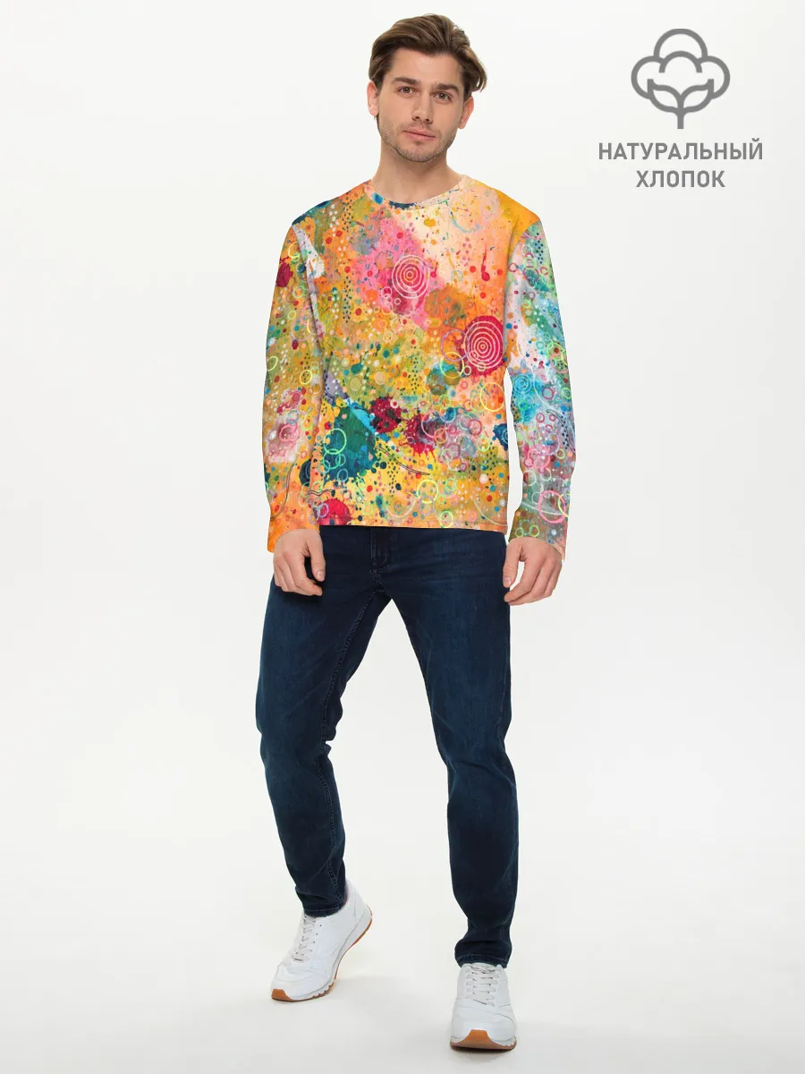 Мужской лонгслив базовый / Мои эмоции