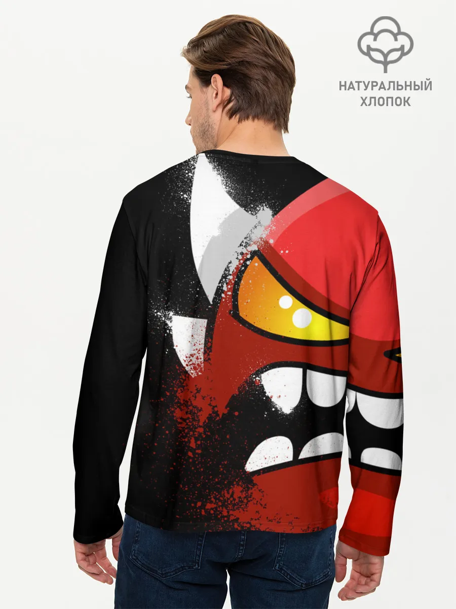 Мужской лонгслив базовый / Geometry Dash