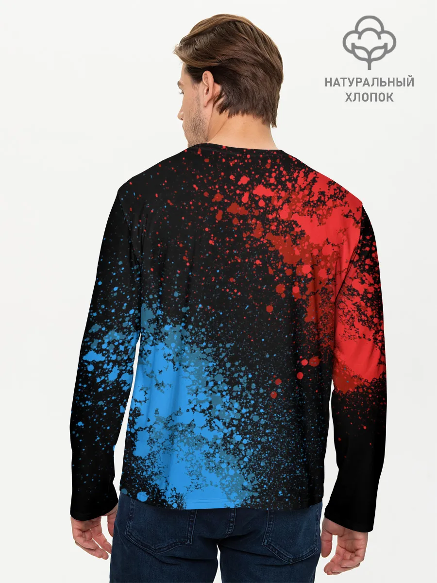 Мужской лонгслив базовый / Geometry Dash