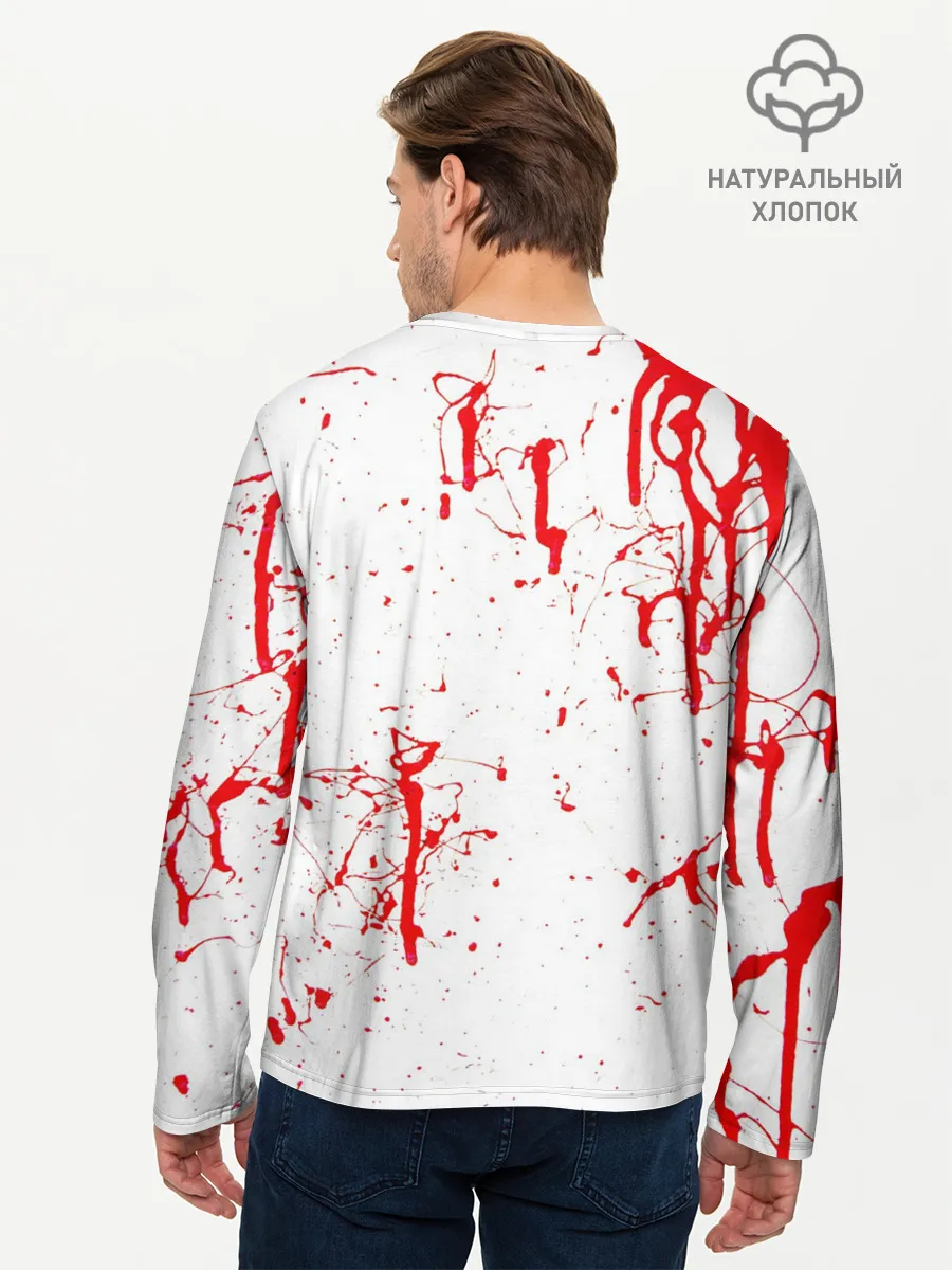 Мужской лонгслив базовый / S.T.A.L.K.E.R. БРЫЗГИ КРОВИ