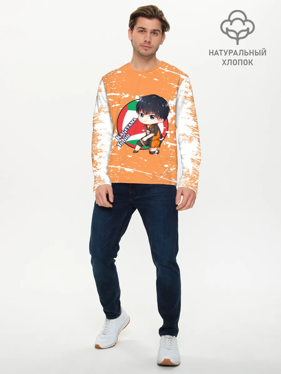 Мужской лонгслив базовый / Kageyama tobio | Haikyu