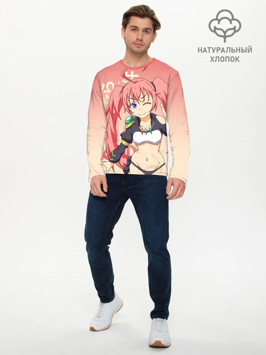 Мужской лонгслив базовый / TenSura, Милим