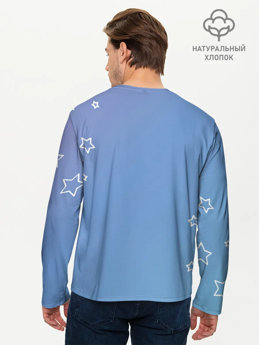 Мужской лонгслив базовый / Знак Дева