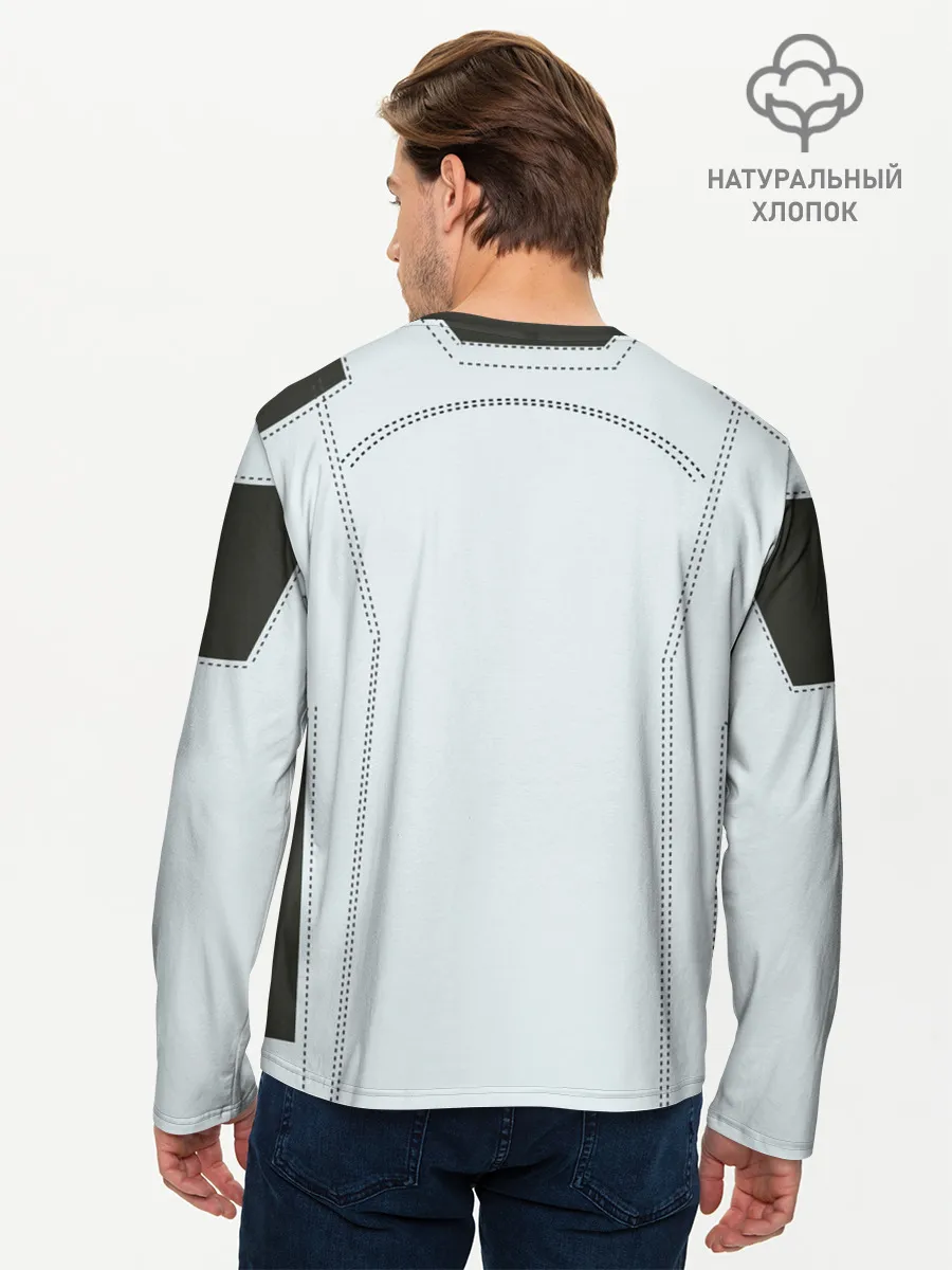 Мужской лонгслив базовый / Скафандр SpaсeX