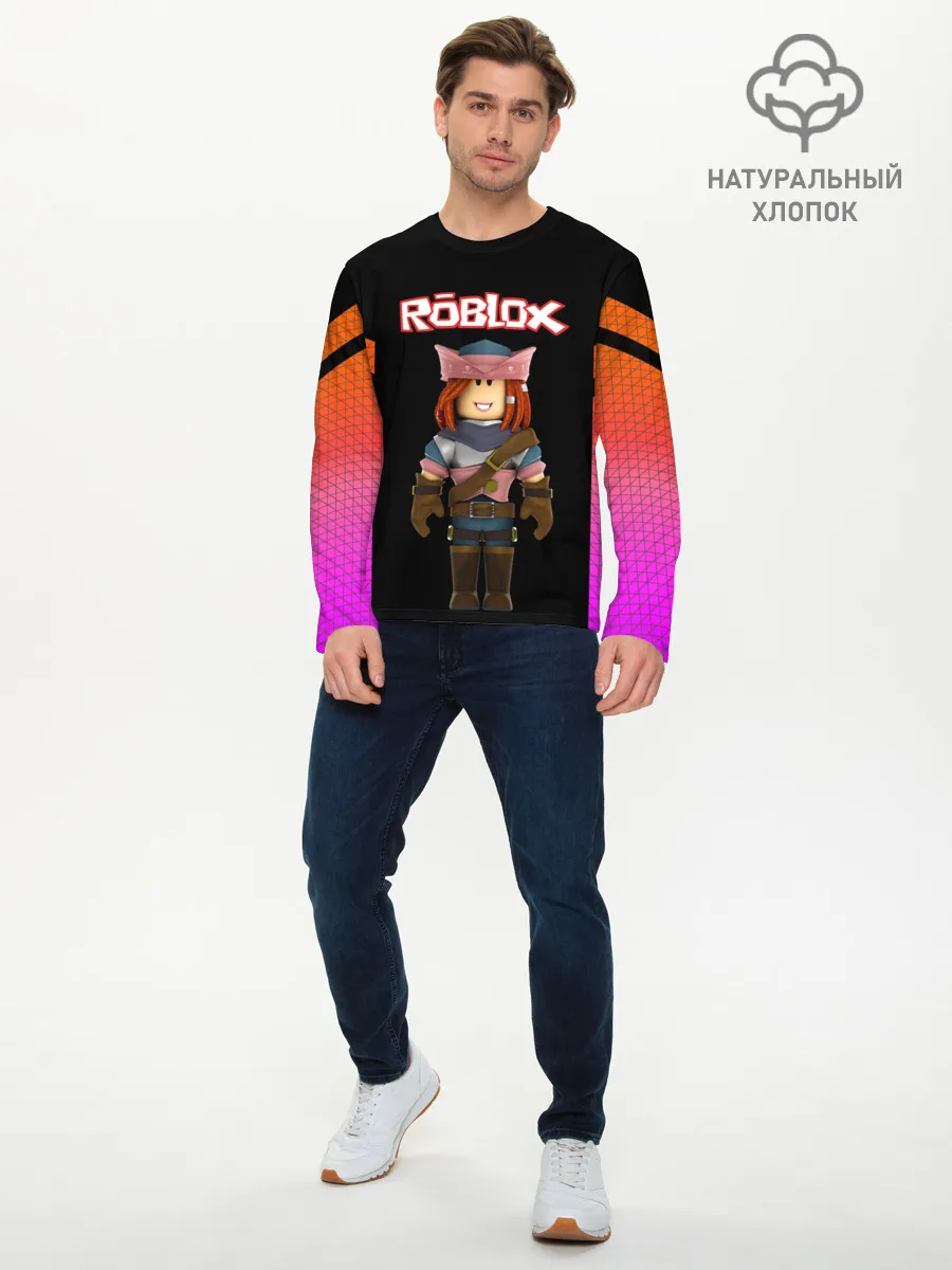 Мужской лонгслив базовый / ROBLOX | РОБЛОКС