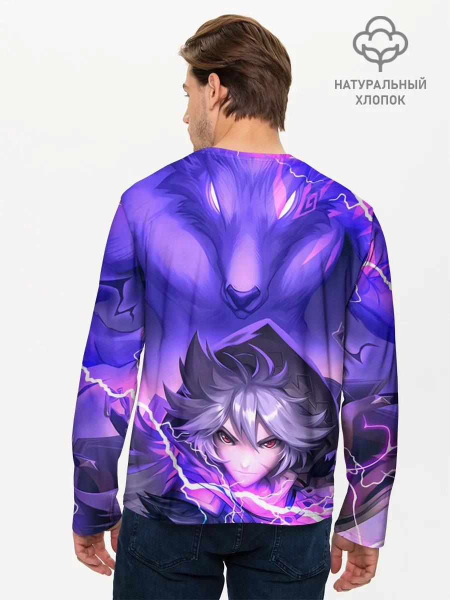 Мужской лонгслив базовый / Рэйзор | Genshin Impact | Геншин Импакт