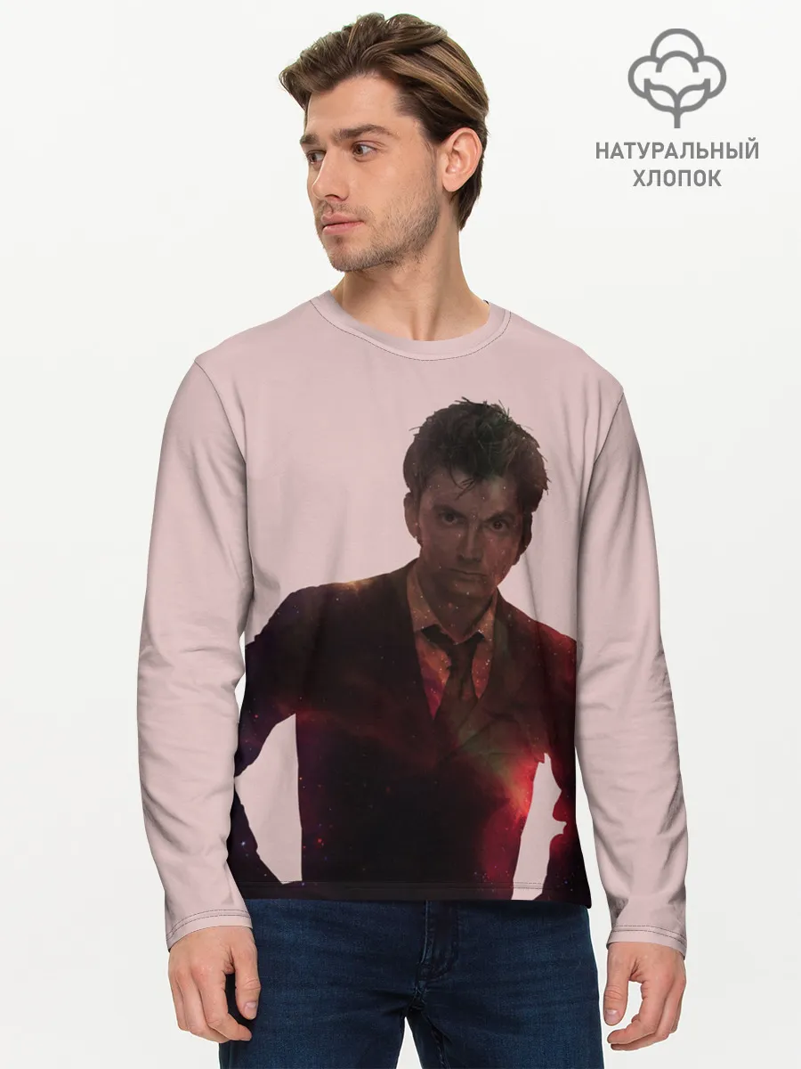 Мужской лонгслив базовый / David Tennant