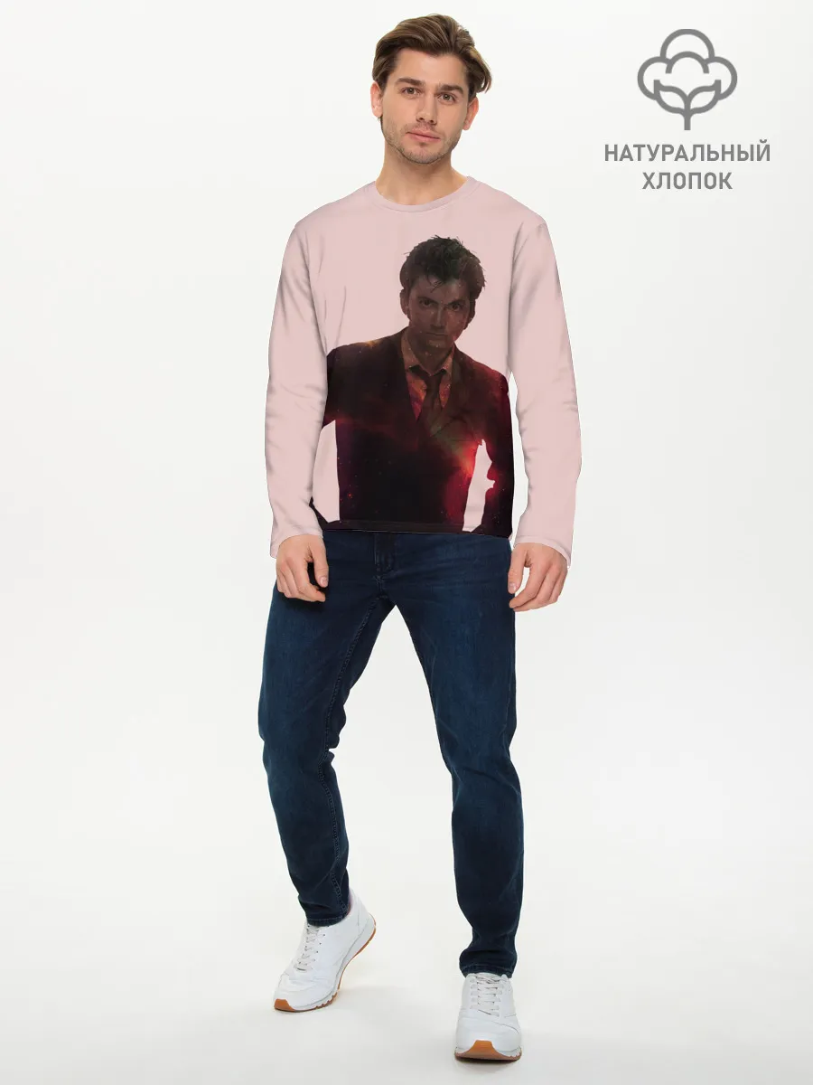 Мужской лонгслив базовый / David Tennant