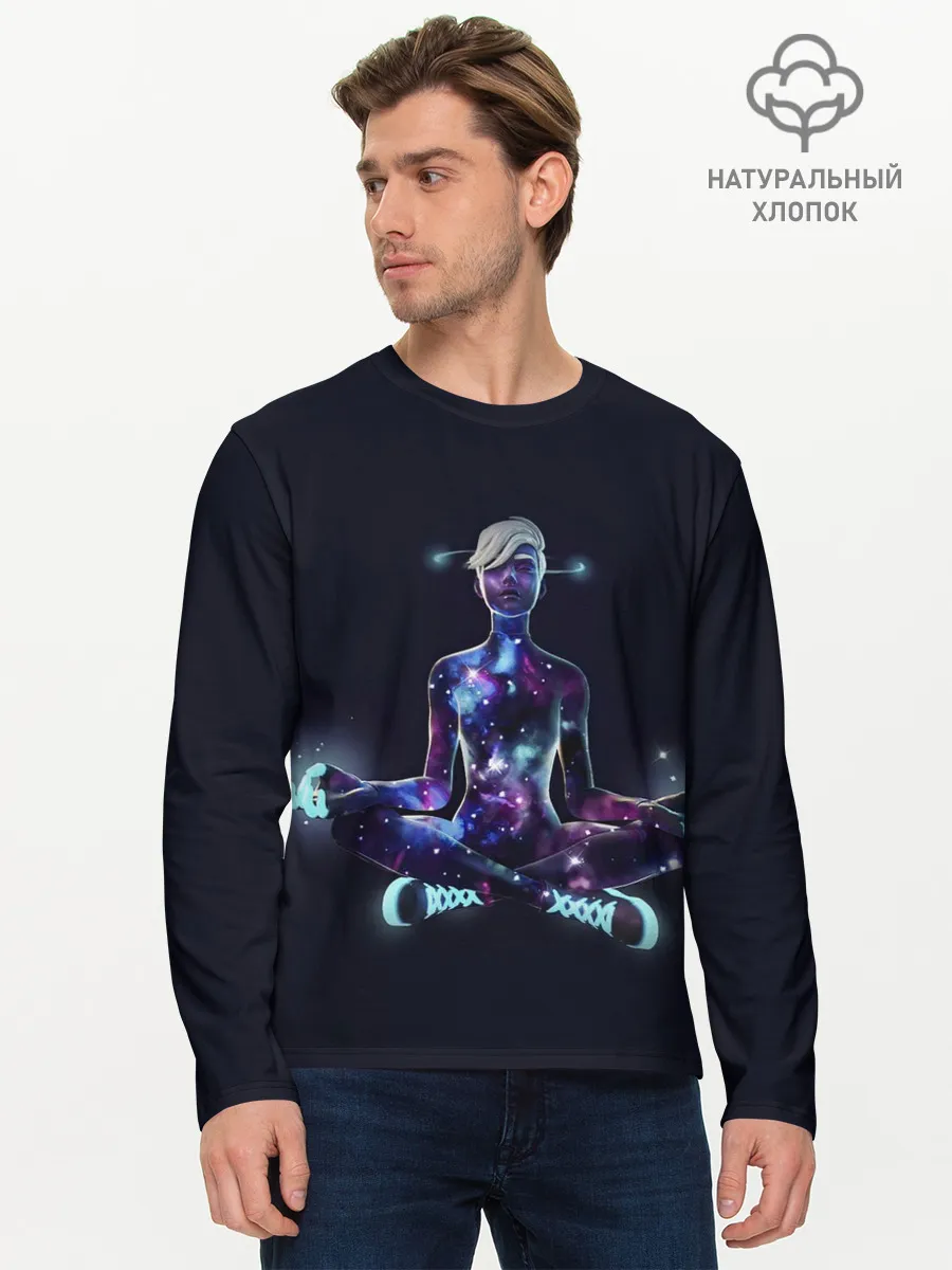 Мужской лонгслив базовый / Galaxy Scout