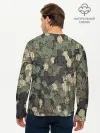 Мужской лонгслив базовый / Камуфляж из матрёшек