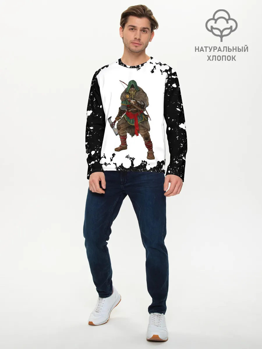 Мужской лонгслив базовый / ASSASSINS CREED VALHALLA