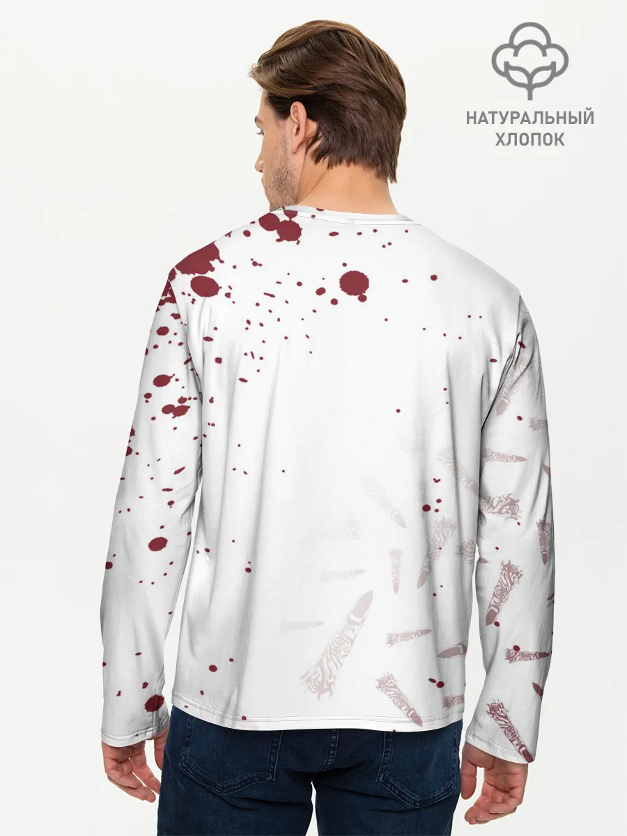 Мужской лонгслив базовый / Магическая битва