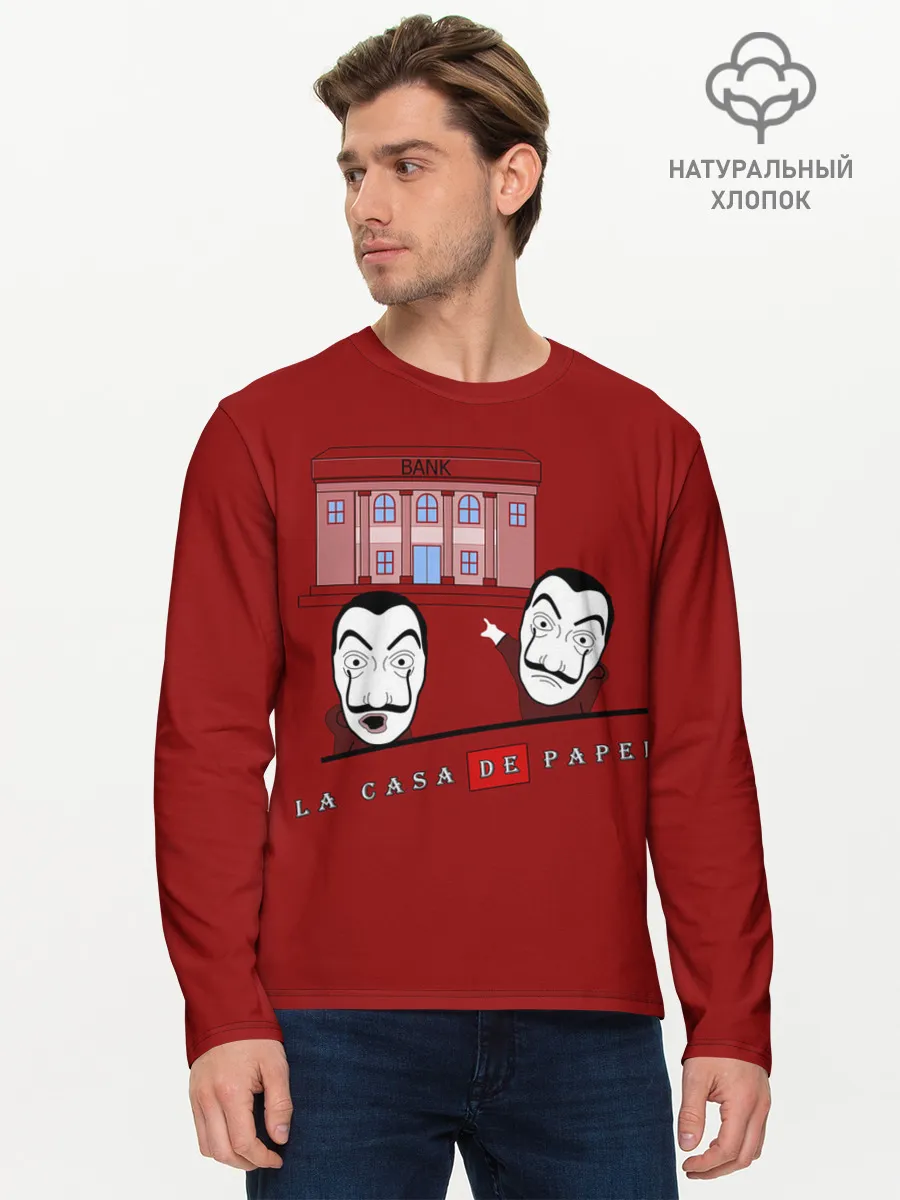 Мужской лонгслив базовый / СМОТРИ БАНК | Soyjak