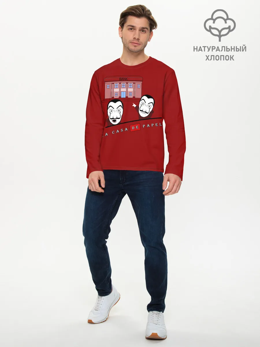 Мужской лонгслив базовый / СМОТРИ БАНК | Soyjak