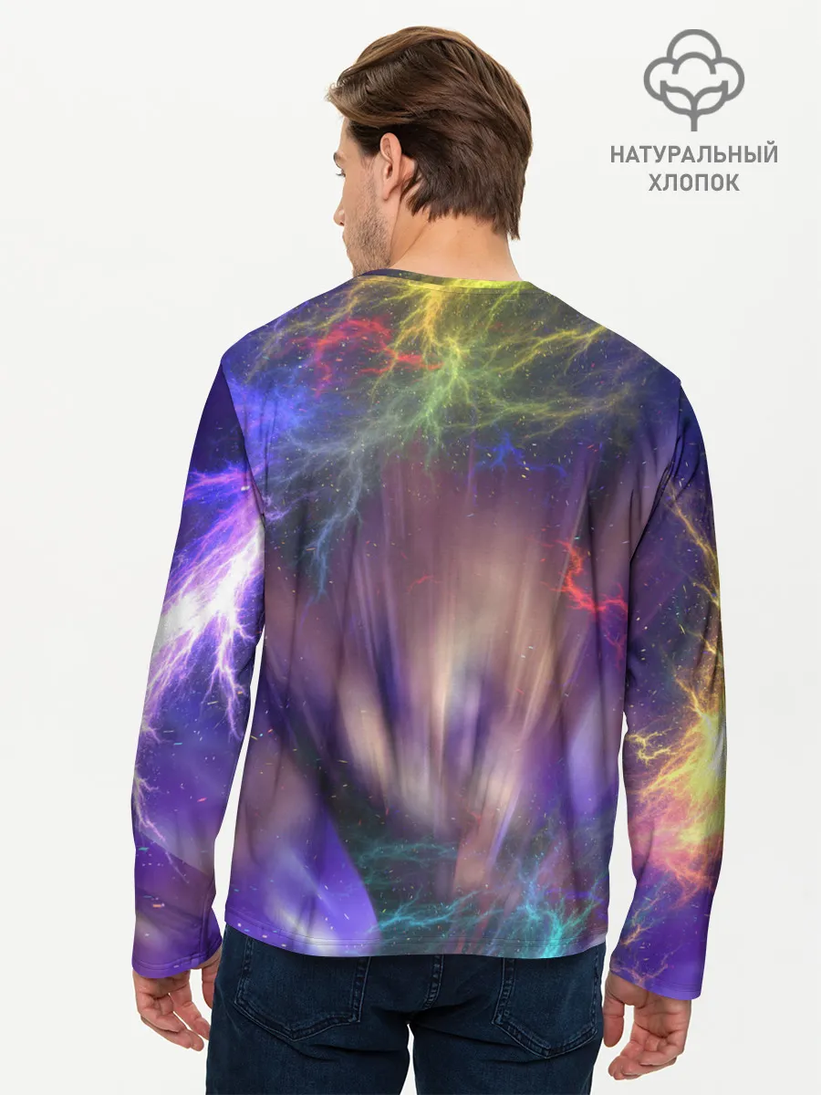 Мужской лонгслив базовый / Ифрит | Геншин Импакт