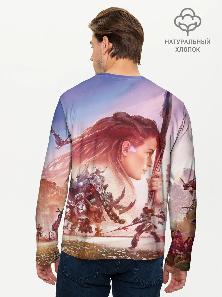 Мужской лонгслив базовый / Элой Horizon Forbidden West DE