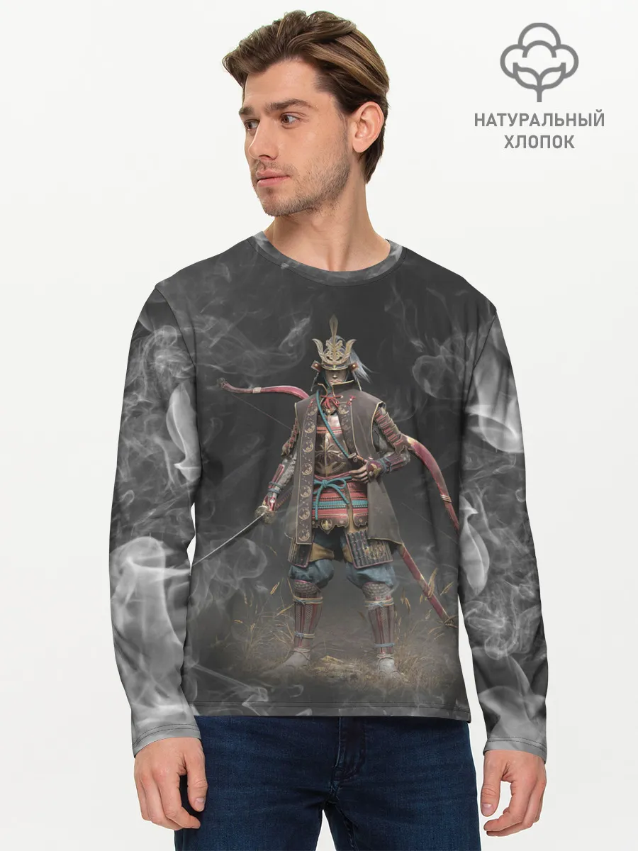 Мужской лонгслив базовый / Warrior | Sekiro shadows die twice