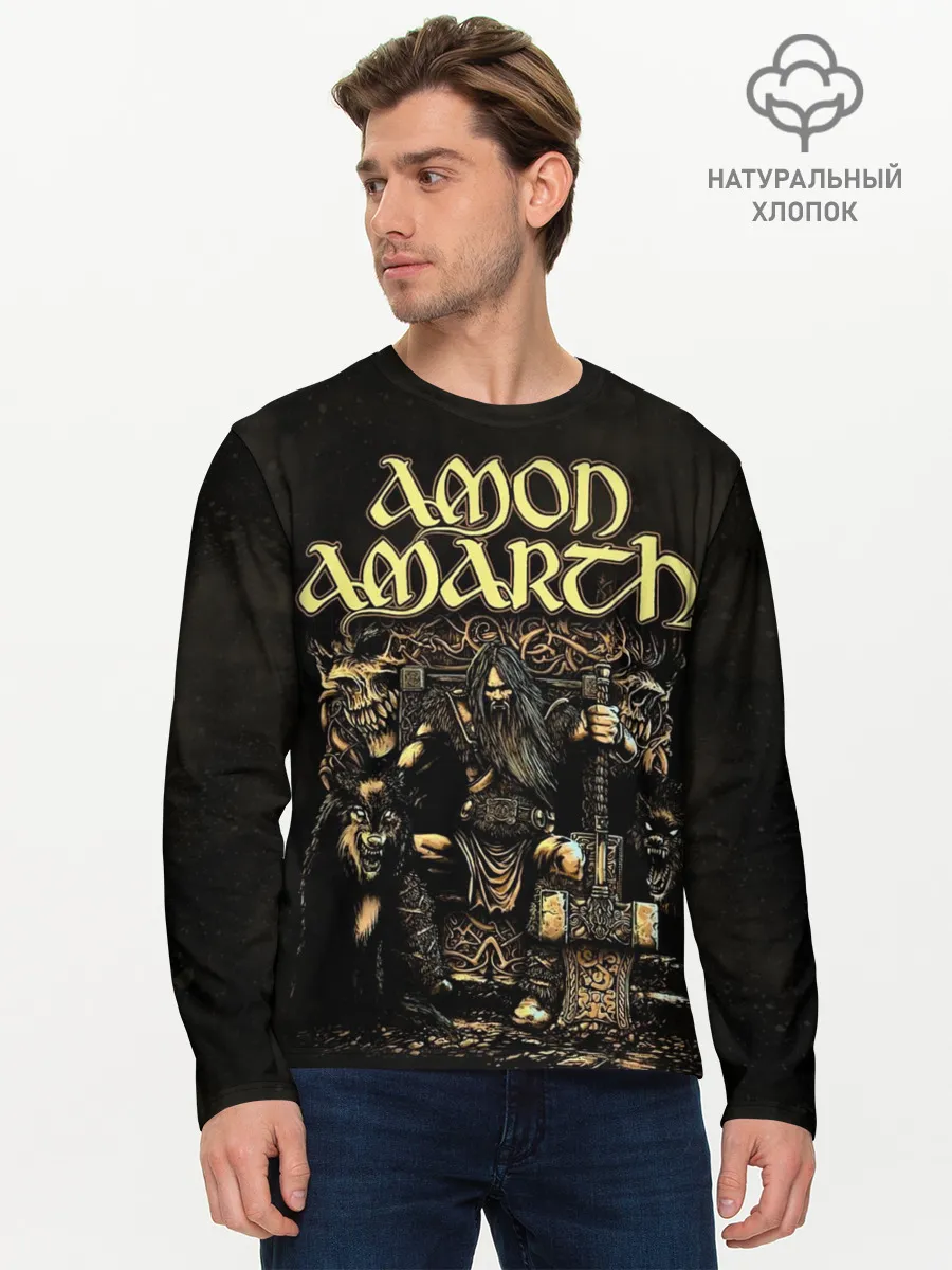 Мужской лонгслив базовый / Amon Amarth