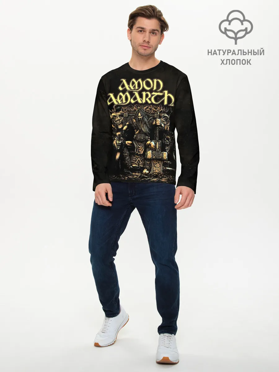 Мужской лонгслив базовый / Amon Amarth