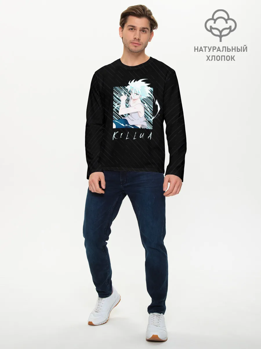 Мужской лонгслив базовый / Киллуа Охотник x охотник