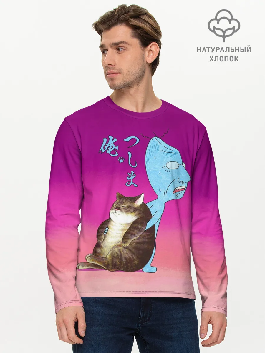 Мужской лонгслив базовый / Я Цусима